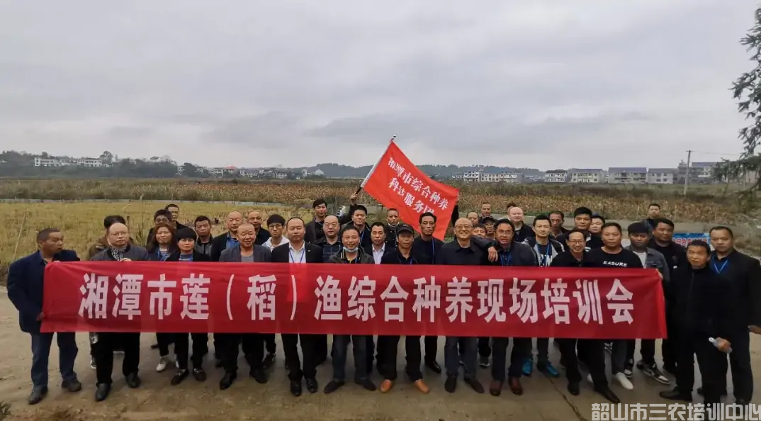 湖南“農(nóng)廣助農(nóng)”工程湘潭蓮(稻)漁綜合種養(yǎng)產(chǎn)業(yè)領(lǐng)軍人才培訓班在我中心開班(圖3) 湖南“農(nóng)廣助農(nóng)”工程湘潭蓮(稻)漁綜合種養(yǎng)產(chǎn)業(yè)領(lǐng)軍人才培訓班在我中心開班(圖3)